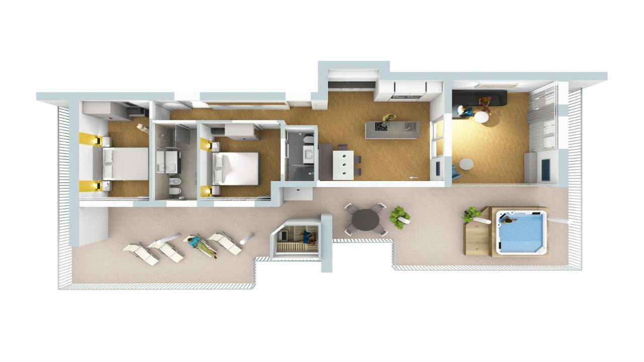 Apartament Penthouse Skygarden Schenna Zewnętrze zdjęcie